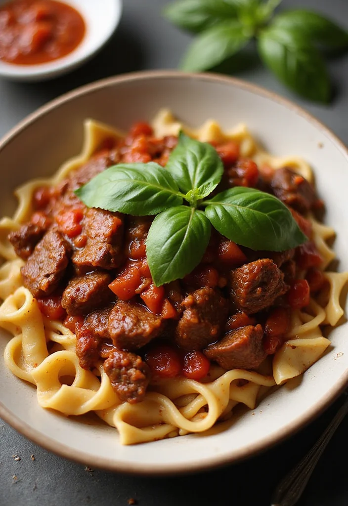 12 Crowd-Pleaser Braised Beef Ideas You’ll Save Immediately - 9. Italian Braised Beef with Tomato Basil Sauce