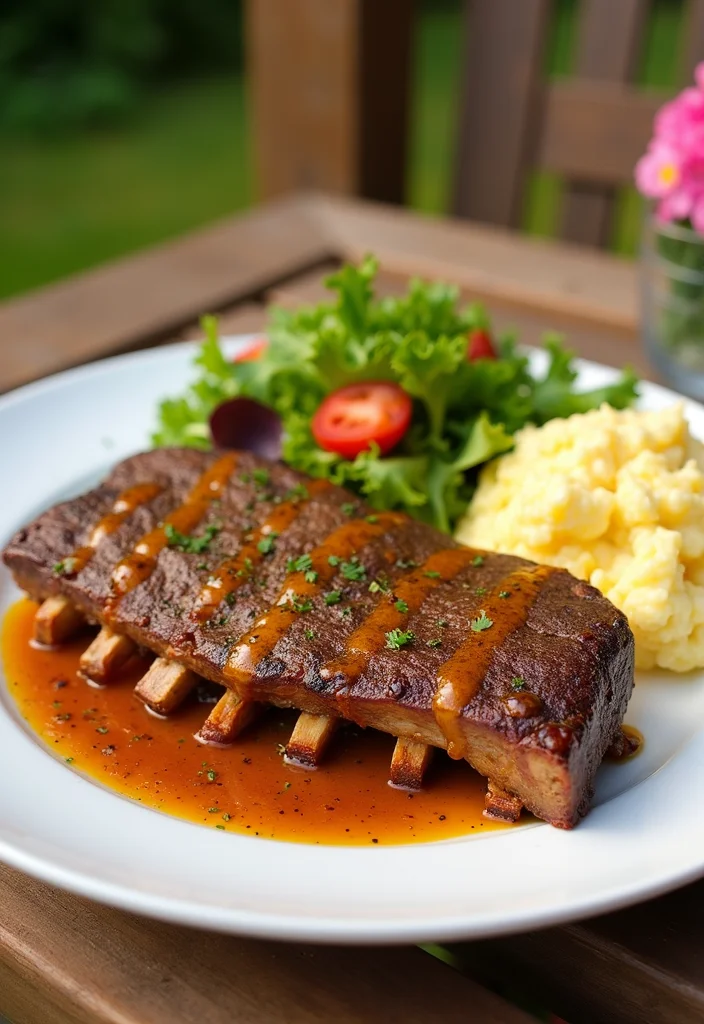 13 Beef Ribs On The Grill Meals Perfect For Weeknight Cooking - 7. Tangy Mustard Beef Ribs