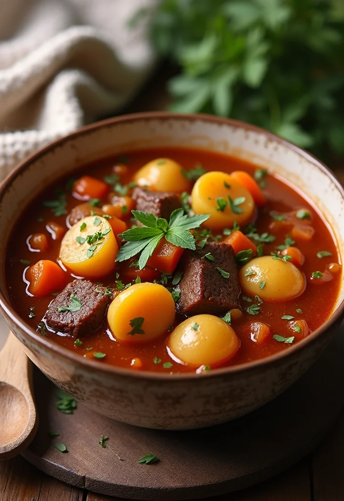 13 Beef and Potatoes Crock Pot Dinners That Even Picky Eaters Love - 1. Classic Beef and Potato Stew