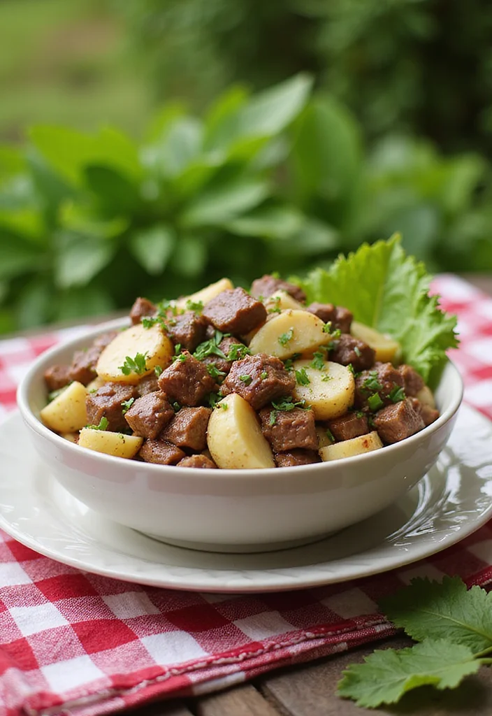 13 Beef and Potatoes Crock Pot Dinners That Even Picky Eaters Love - 11. Beef and Potato Salad