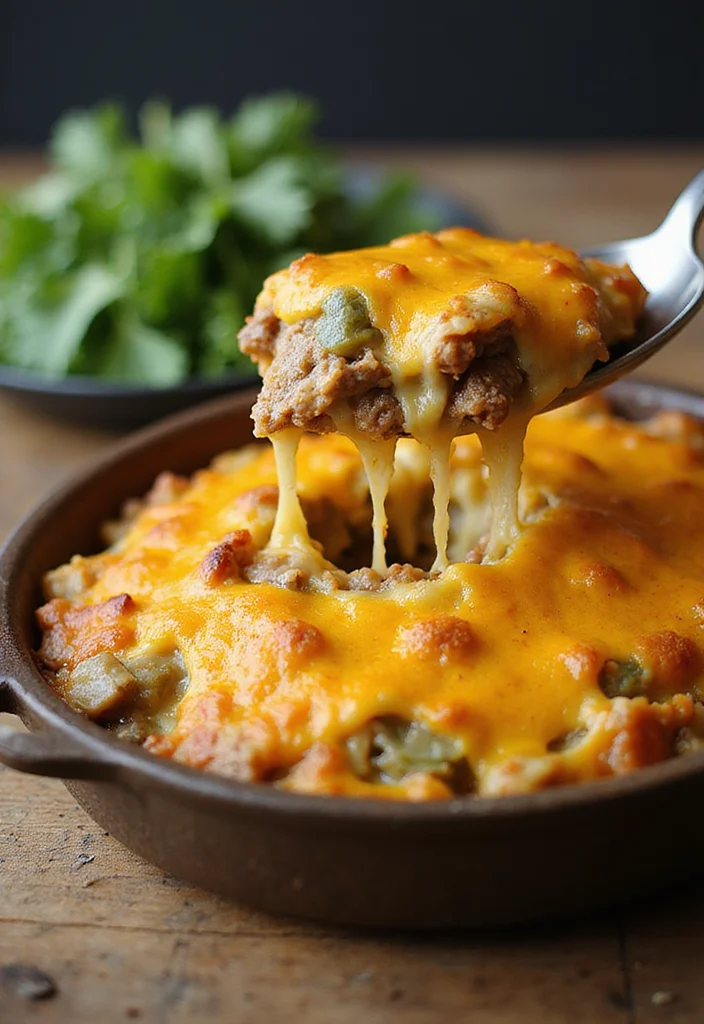 13 Beef and Potatoes Crock Pot Dinners That Even Picky Eaters Love - 2. Cheesy Beef and Potato Casserole