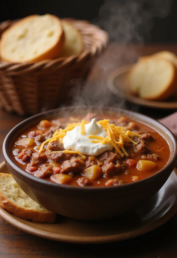 13 Beef and Potatoes Crock Pot Dinners That Even Picky Eaters Love - 6. Beef and Potato Chili