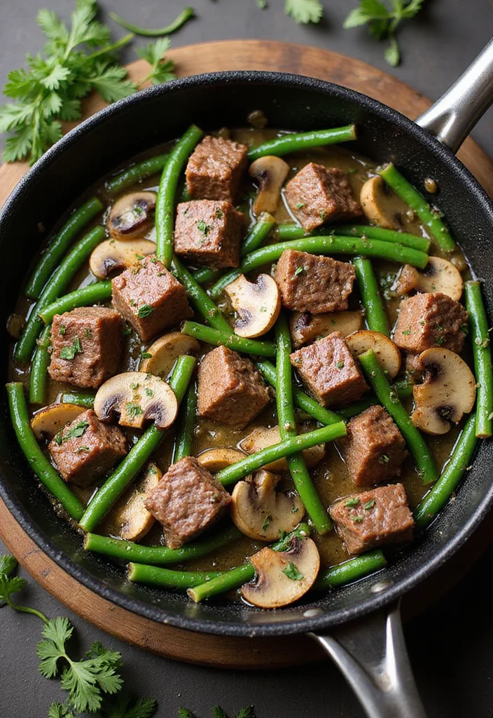 13 Easy Beef With Mushrooms Meals That Always Impress - 4. One-Pan Beef and Mushroom Skillet