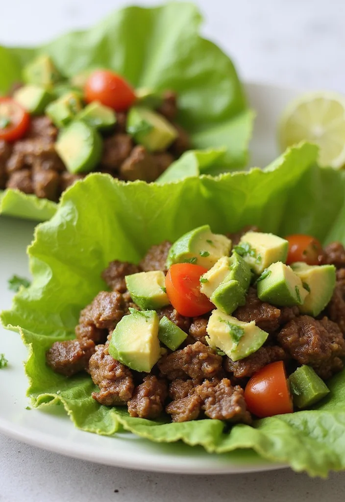 13 Korean Beef Lettuce Wraps Recipes That Taste Incredible - 10. Korean Beef Lettuce Wraps with Avocado