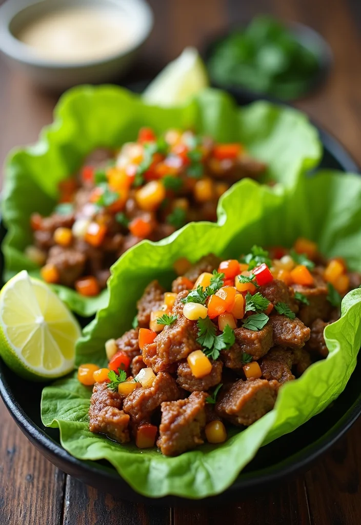 13 Korean Beef Lettuce Wraps Recipes That Taste Incredible - 13. Korean Beef Lettuce Wraps with Citrus Dressing