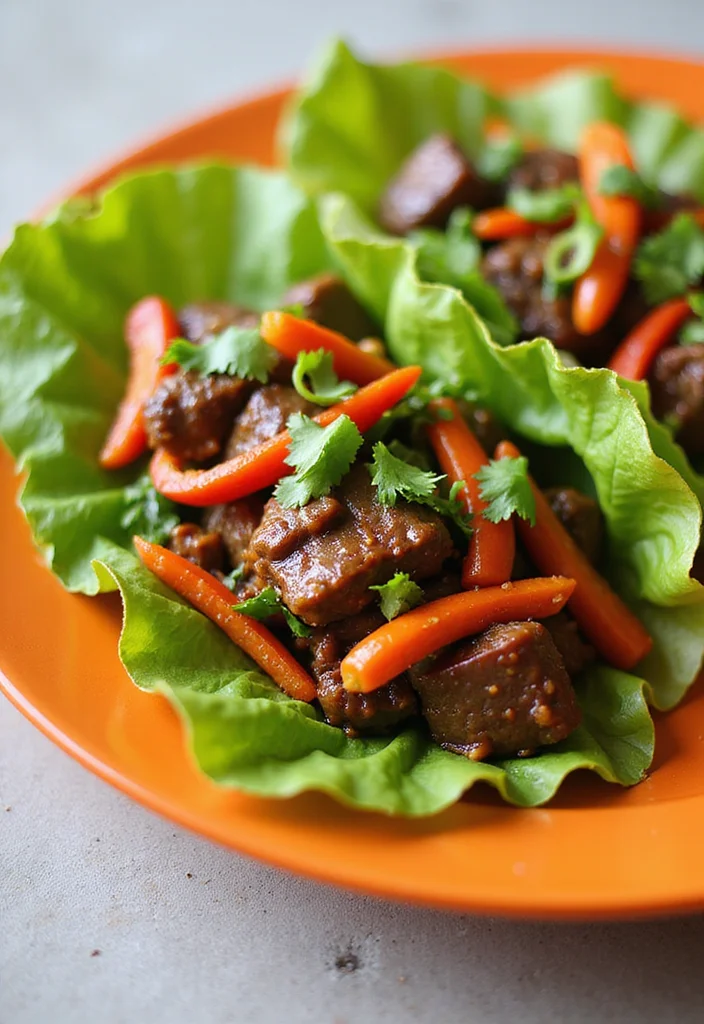 13 Korean Beef Lettuce Wraps Recipes That Taste Incredible - 5. Teriyaki Beef Lettuce Wraps