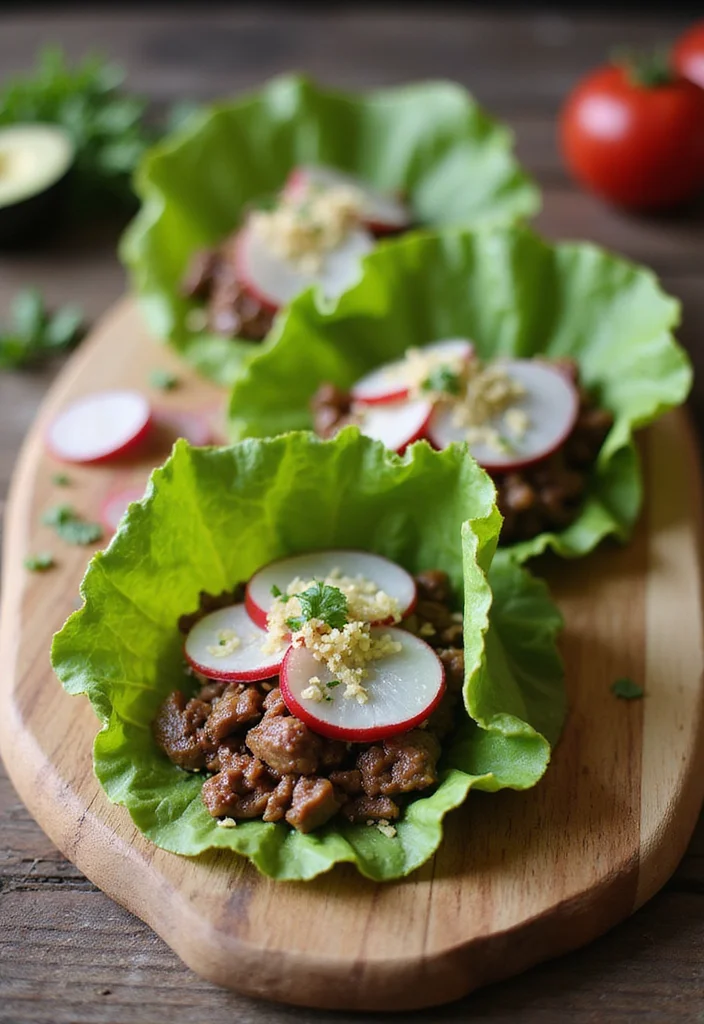 13 Korean Beef Lettuce Wraps Recipes That Taste Incredible - 7. Ginger Beef Lettuce Wraps