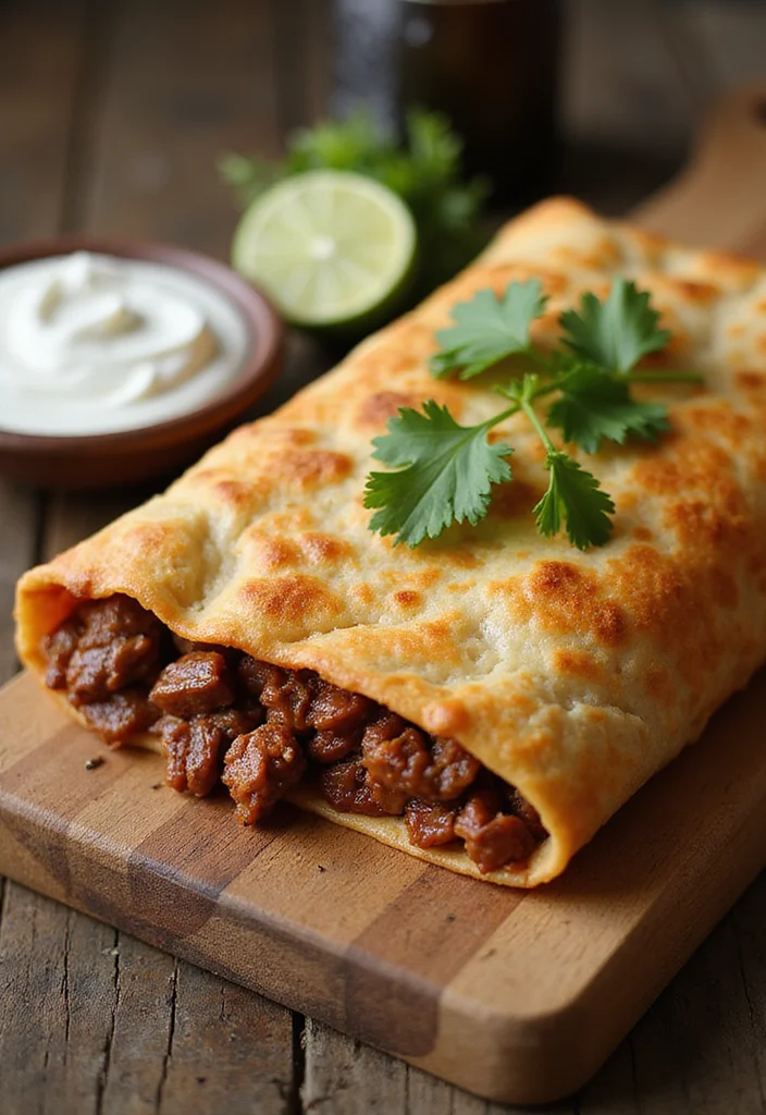 14 Beef Chimichanga Ideas That Make Dinner So Much Easier - 11. Smoky Beef Chimichanga