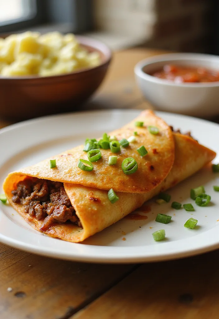 14 Beef Chimichanga Ideas That Make Dinner So Much Easier - 7. Breakfast Beef Chimichanga
