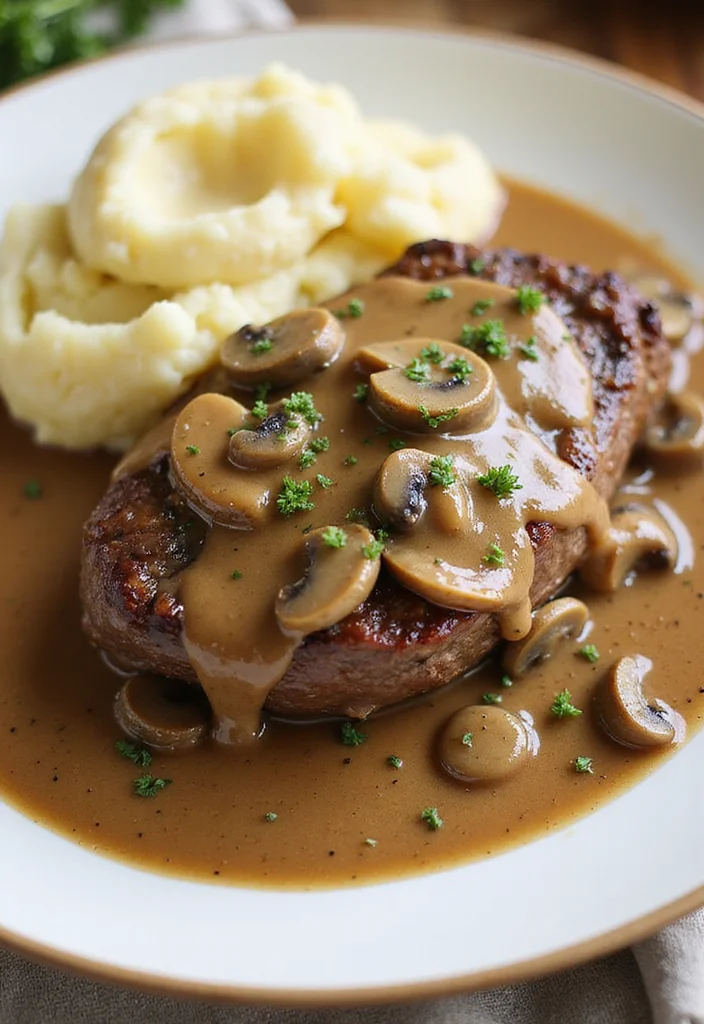 14 Fast & Flavorful Beef Sirloin Tip Roast Recipes To Cook This Week - 8. Beef Sirloin Tip Roast with Mushroom Gravy