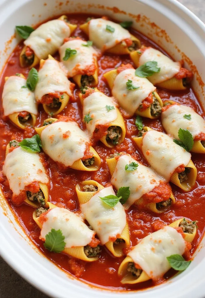 14 Ground Beef And Veggies Dinners That Even Picky Eaters Love - 10. Ground Beef and Spinach Stuffed Shells