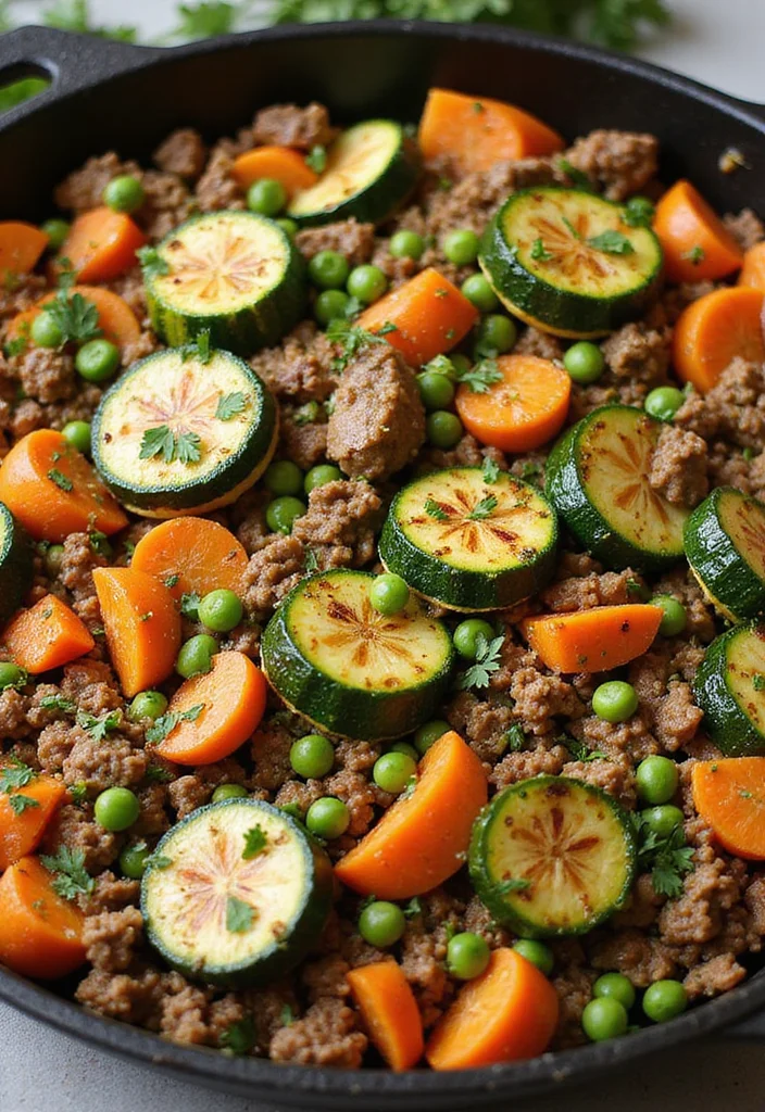 14 Ground Beef And Veggies Dinners That Even Picky Eaters Love - 4. Beef and Vegetable Skillet