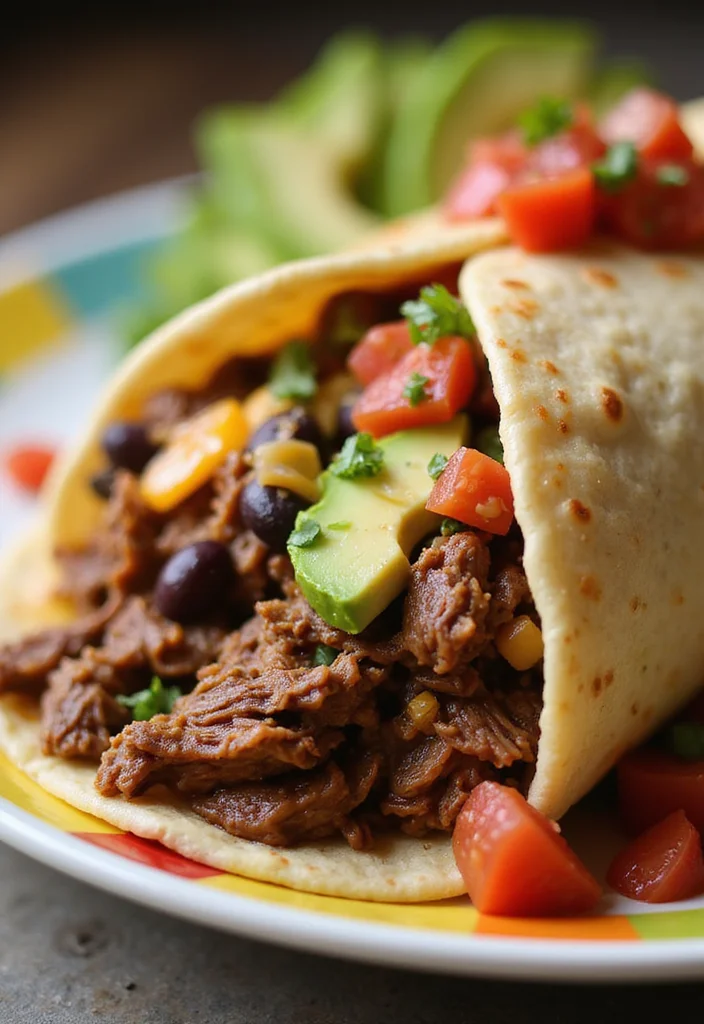 14 Shredded Beef Burritos Recipes Packed With Big Flavor - 1. Classic Shredded Beef Burrito