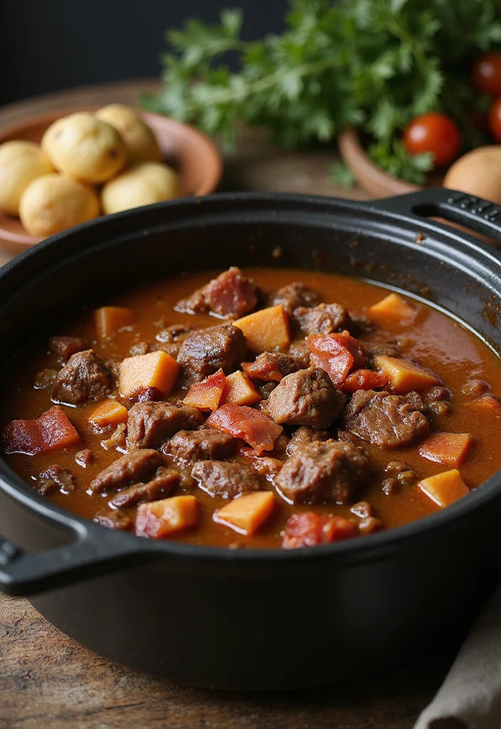 15 Guinness Beef Stew Recipes Packed With Big Flavor - 10. Guinness Beef Stew with Bacon