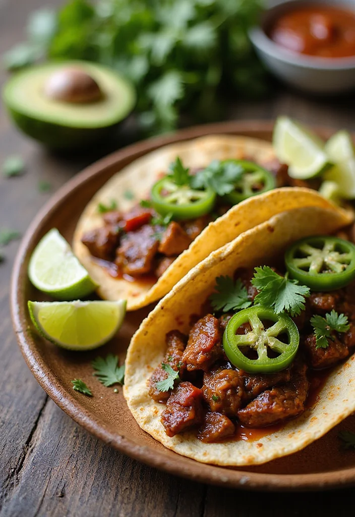16 Comfort Food Beef Taco Dishes To Warm Your Night - 3. Spicy Beef Tacos with Jalapeños