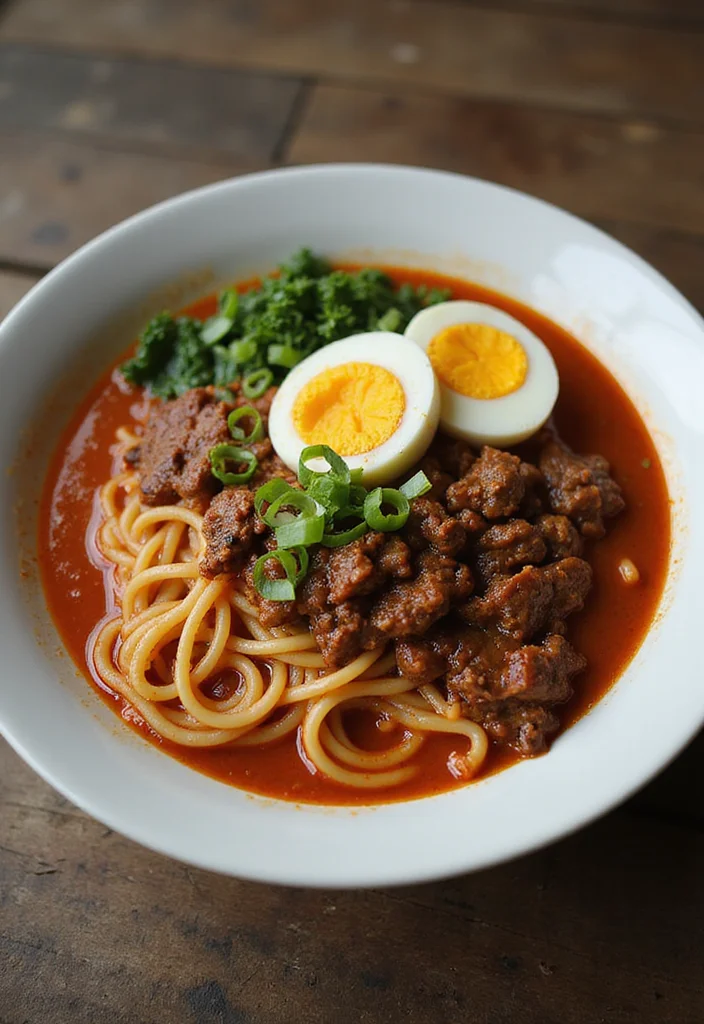 16 Genius Ways To Use Ground Beef Spaghetti Sauce Tonight - 15. Ground Beef Ramen Bowl