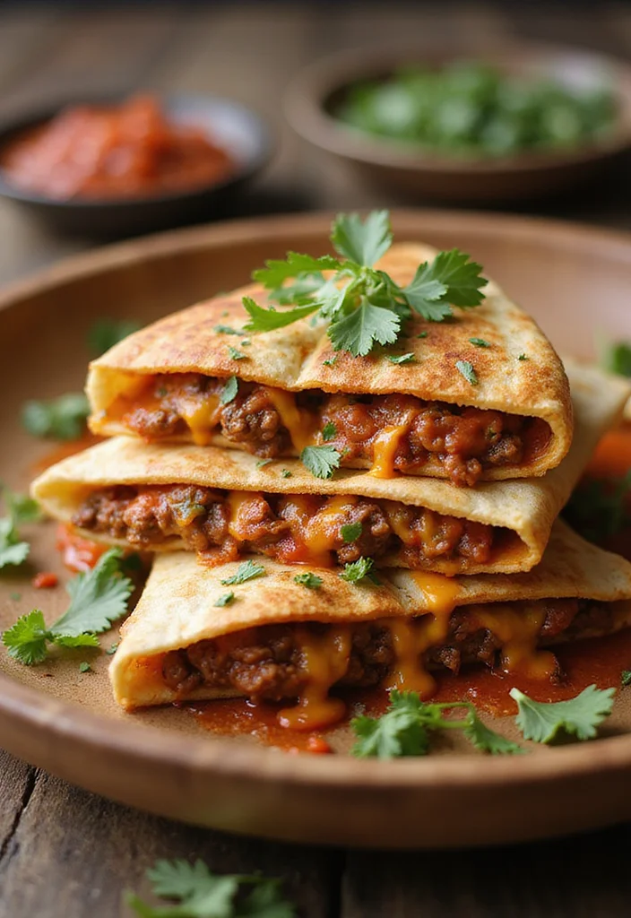 16 Genius Ways To Use Ground Beef Spaghetti Sauce Tonight - 2. Spaghetti Sauce Quesadillas
