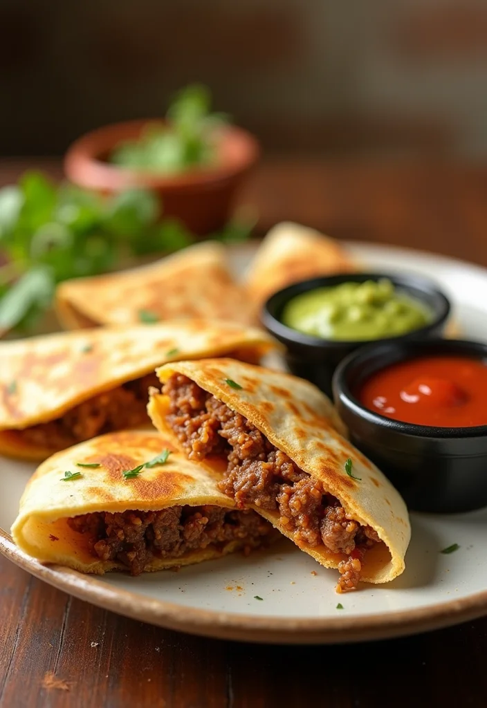 16 Genius Ways To Use Slow Cooker Pulled Beef Tonight - 10. Pulled Beef Quesadillas