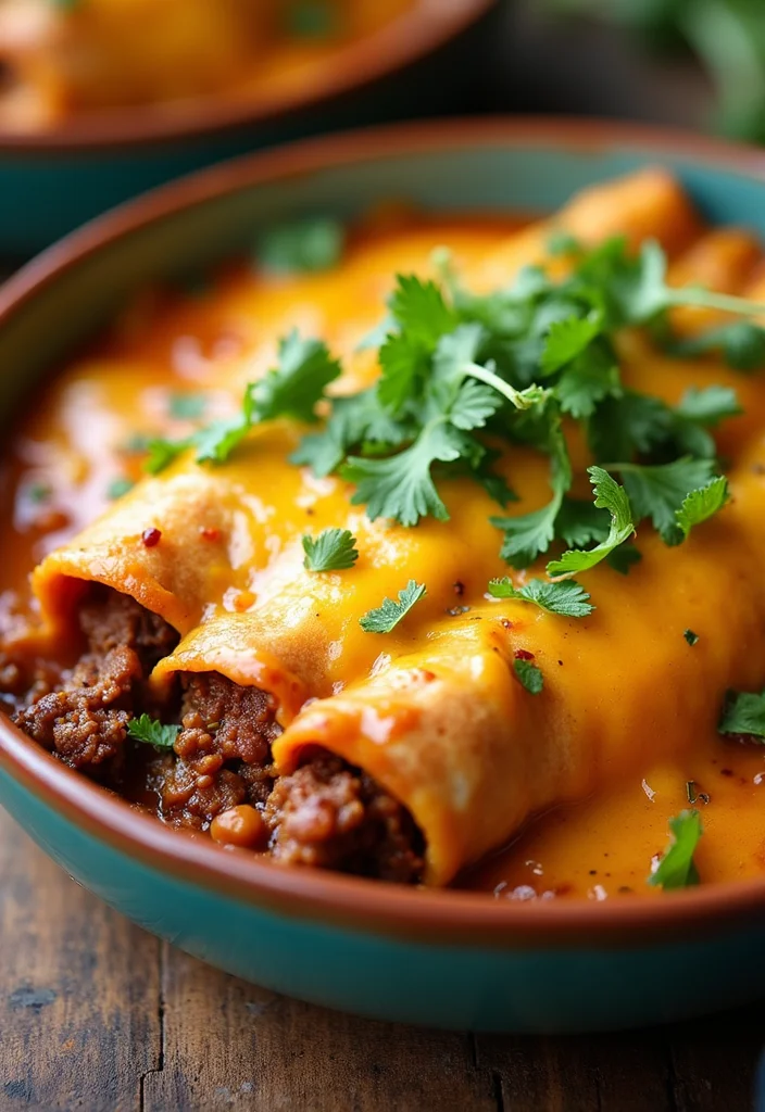 16 Genius Ways To Use Slow Cooker Pulled Beef Tonight - 7. Pulled Beef Enchiladas