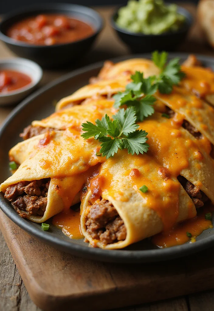 16 Underrated Baked Beef Tacos Recipes Worth Making - 15. Baked Beef Tacos with Cheesy Crust