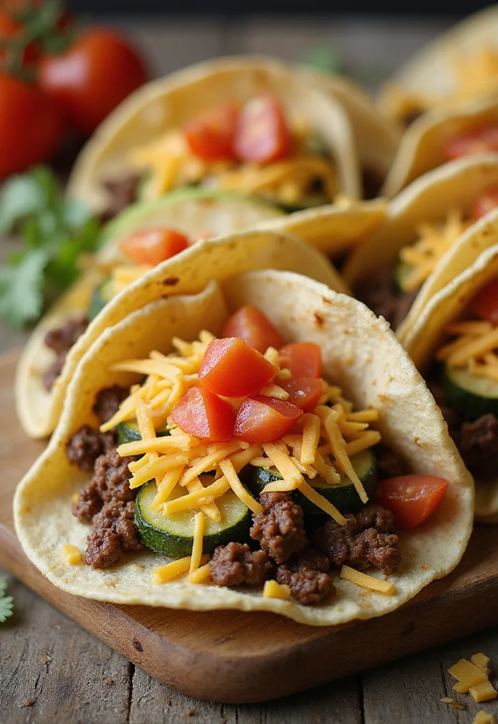16 Underrated Baked Beef Tacos Recipes Worth Making - 9. Beef & Zucchini Tacos