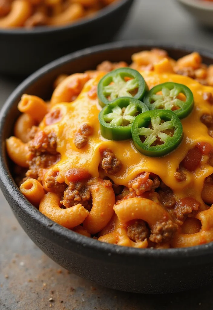 16 Underrated Mac And Cheese With Ground Beef Recipes Worth Making - 2. Spicy Taco Mac and Cheese