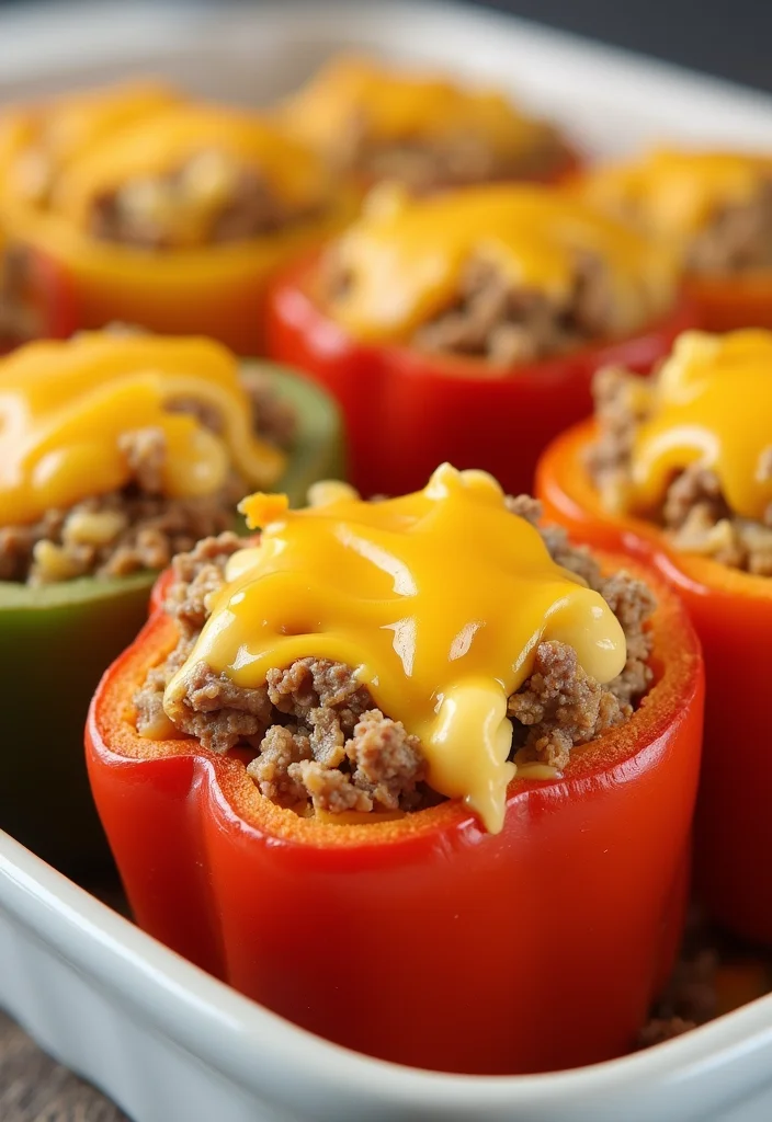 16 Underrated Mac And Cheese With Ground Beef Recipes Worth Making - 5. Mac and Cheese Stuffed Peppers
