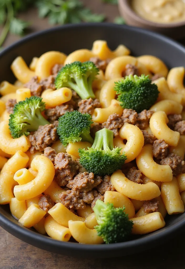 16 Underrated Mac And Cheese With Ground Beef Recipes Worth Making - 9. Mac and Cheese with Ground Beef and Broccoli