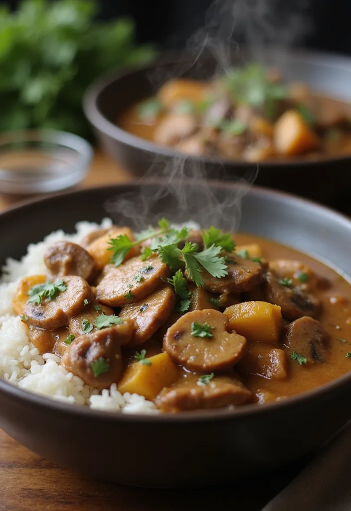 17 Fast & Flavorful Indian Beef Curry Recipes To Cook This Week - 12. Beef and Mushroom Curry