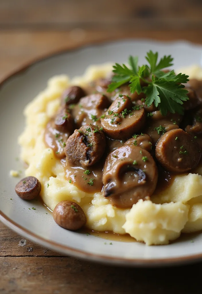 17 Ground Beef Gravy Mashed Potato Dinners That Even Picky Eaters Love - 4. Beef Stroganoff with Mashed Potatoes