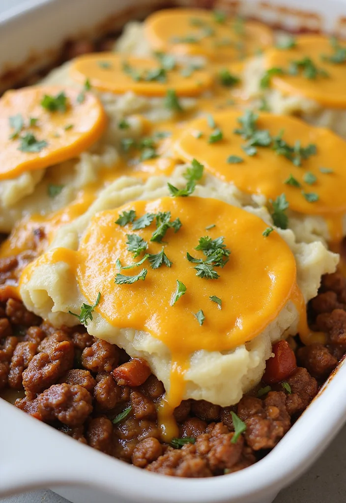 17 Ground Beef Gravy Mashed Potato Dinners That Even Picky Eaters Love - 6. Ground Beef and Mashed Potato Bake