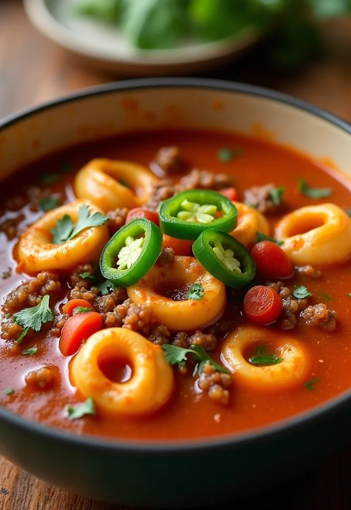 17 Underrated Beef Tortellini Soup Recipes Worth Making - 13. Beef Tortellini Soup with a Kick