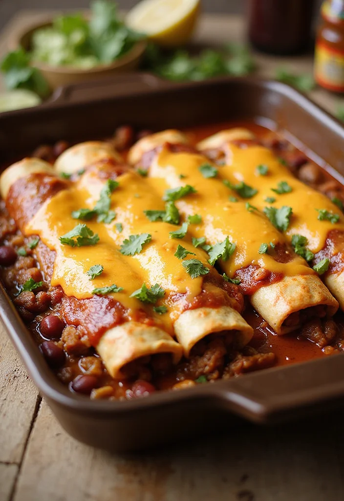 18 Beef And Bean Enchiladas Meals Perfect For Weeknight Cooking - 11. Beef and Bean Enchiladas with Zucchini