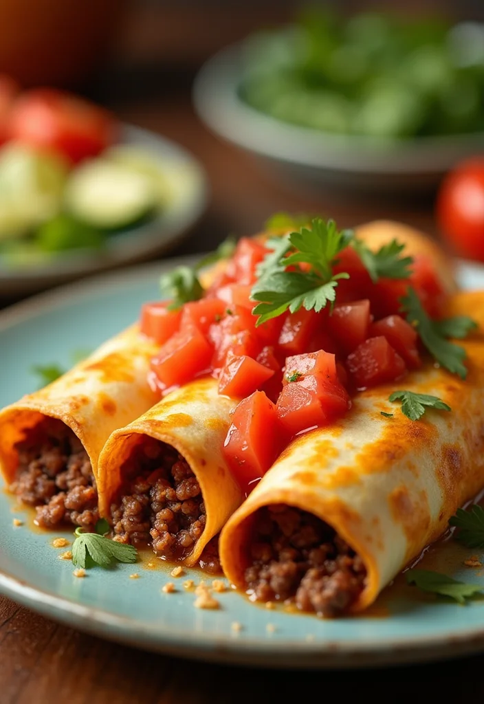 18 Beef And Bean Enchiladas Meals Perfect For Weeknight Cooking - 12. Beef and Bean Enchiladas with Tomato Salsa