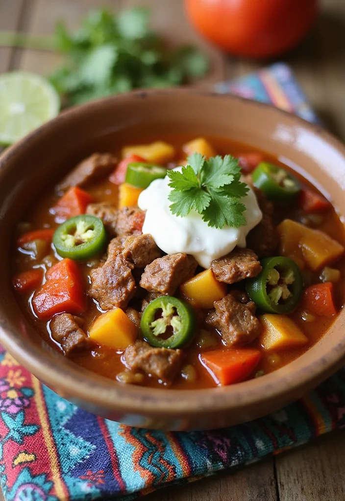 18 Crowd-Pleaser Keto Beef Stew Slow Cooker Ideas You’ll Save Immediately - 2. Spicy Southwest Beef Stew