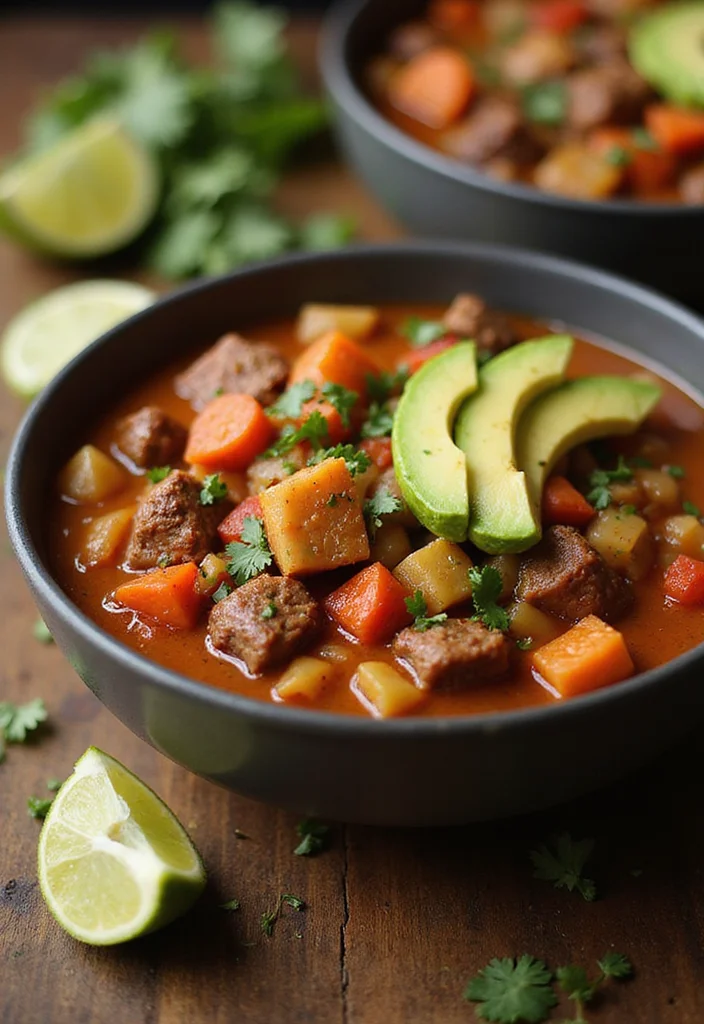 18 Crowd-Pleaser Keto Beef Stew Slow Cooker Ideas You’ll Save Immediately - 8. Smoky Chipotle Beef Stew