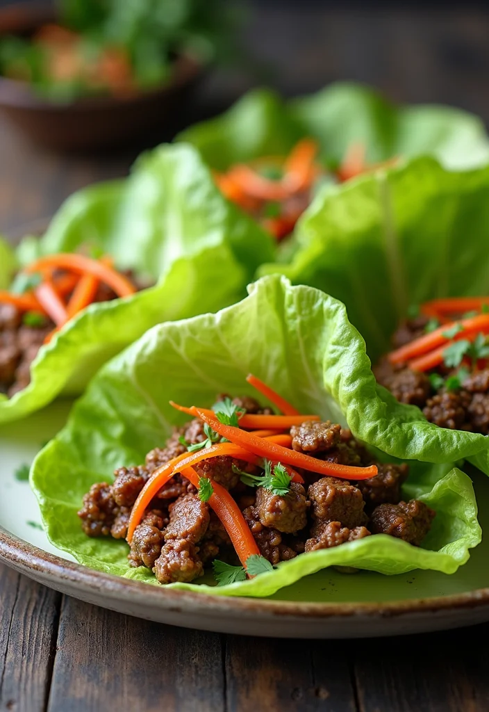 18 Fast & Flavorful Thai Beef Recipes To Cook This Week - 11. Thai Beef Lettuce Wraps