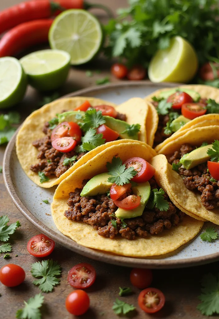18 Minced Beef Recipes Healthy Recipes Everyone Is Searching For - 1. Zesty Minced Beef Tacos