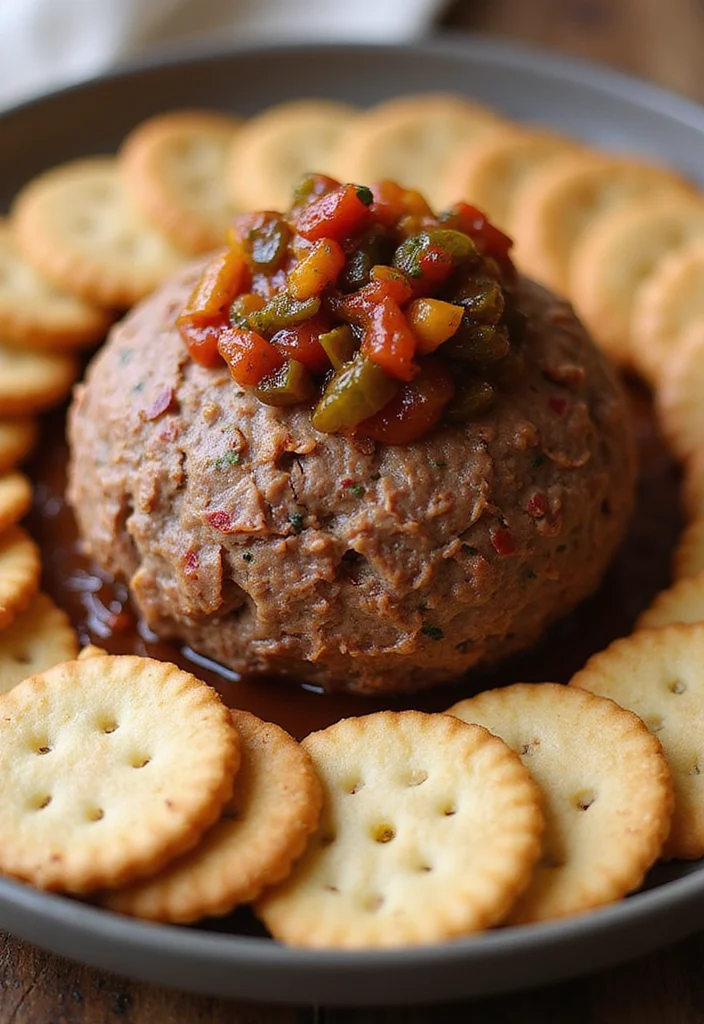 18 Must-Try Dried Beef Cheeseball Dishes For Busy Nights - 11. Dried Beef Cheeseball with Chutney