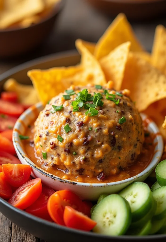 18 Must-Try Dried Beef Cheeseball Dishes For Busy Nights - 15. Dried Beef Cheeseball Dip
