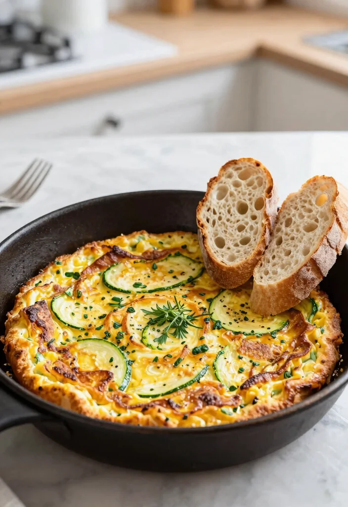 15 Bread and Egg Recipes: Simple Comfort Meals - 12. Egg and Zucchini Frittata 1
