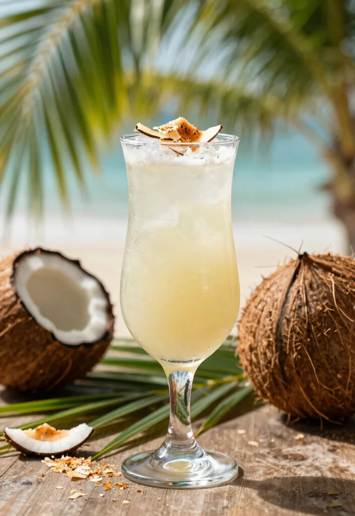 15 French 75 Cocktail Recipes: Classic Sparkling Drinks - 12. Coconut French 75 1