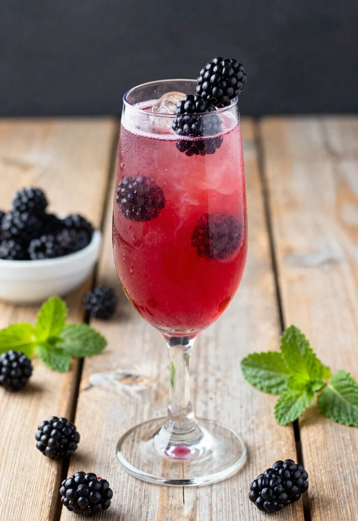 15 French 75 Cocktail Recipes: Classic Sparkling Drinks - 14. Blackberry French 75 1