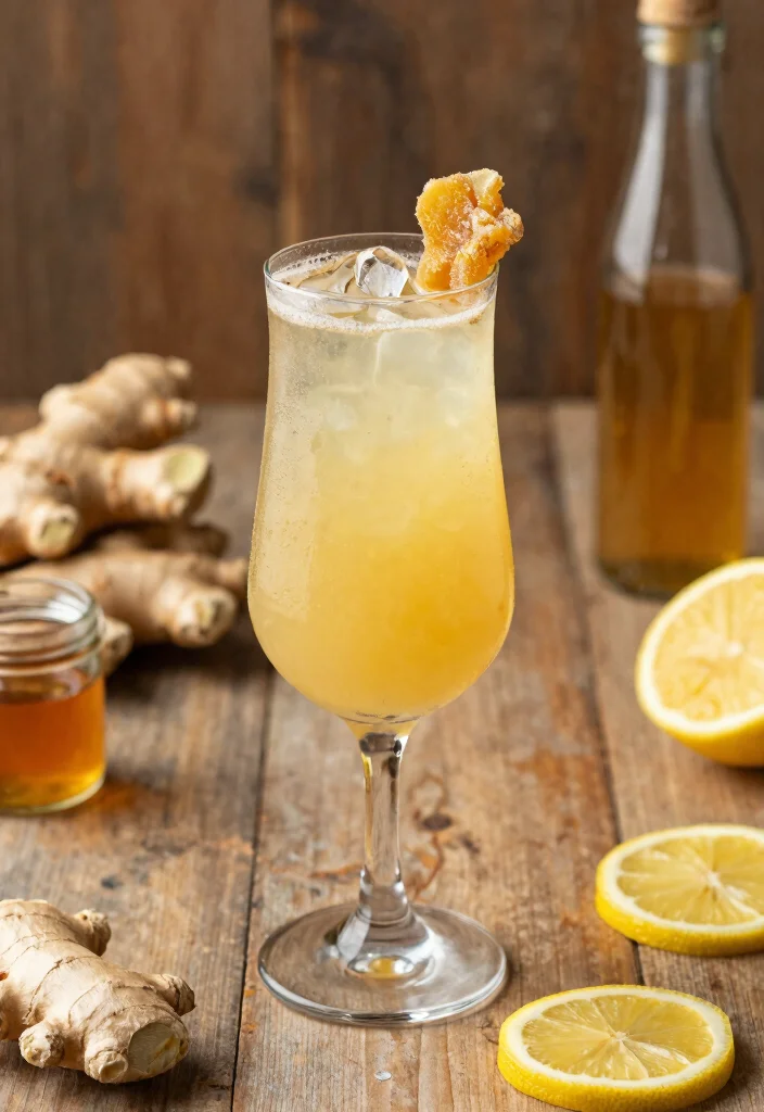 15 French 75 Cocktail Recipes: Classic Sparkling Drinks - 3. Spicy Ginger French 75 1