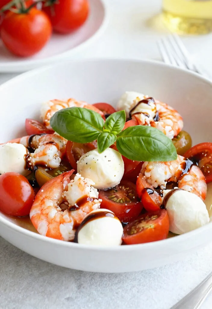 15 Frozen Cooked Shrimp Recipes for Fast, Flavorful Dinners - 10. Shrimp Caprese Salad 1