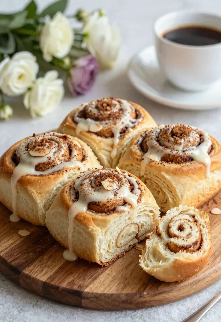 16 Almond Flour Bread Recipes Soft Gluten Free Loaves - 11. Almond Flour Cinnamon Rolls 1
