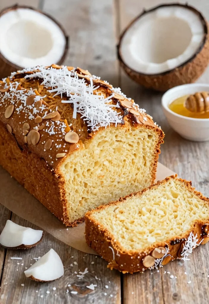 16 Almond Flour Bread Recipes Soft Gluten Free Loaves - 15. Almond Flour Coconut Bread 1