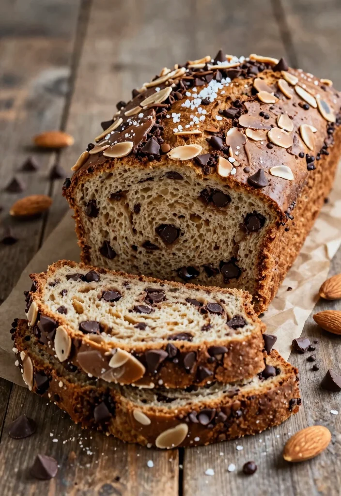 16 Almond Flour Bread Recipes Soft Gluten Free Loaves - 8. Almond Flour Chocolate Chip Bread 1