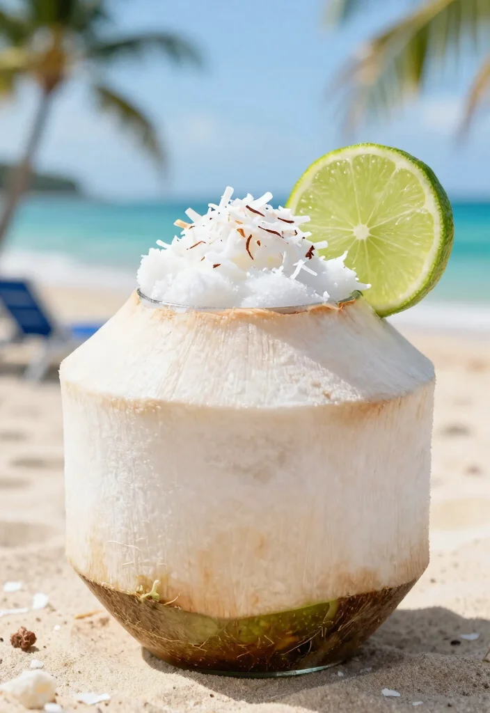 16 Coconut Rum Drinks Recipes Tropical Party Favorites - 13. Frozen Coconut Daiquiri 1