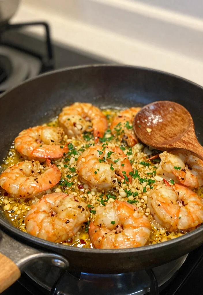 16 Fried Shrimp Recipes: Easy Crispy Weeknight Meals - 2. Garlic Butter Fried Shrimp 1